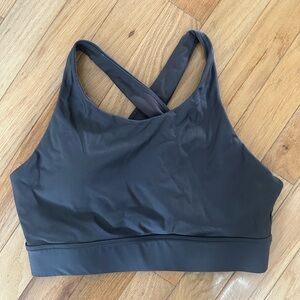 Fabletics Dark Gray Sports Bra
